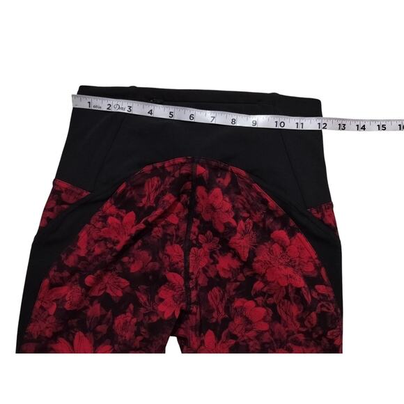 Lululemon women Train Times Fast Pace Special Edition 25" black leggings Size 6 - Picture 11 of 12